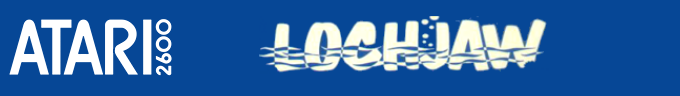 Lochjaw logo for Atari 2600